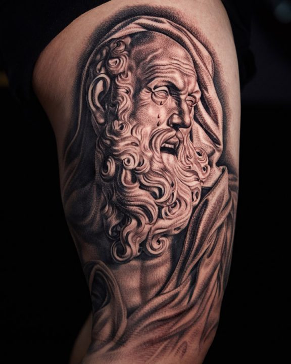 Share 95+ about greek god statues tattoos super cool .vn