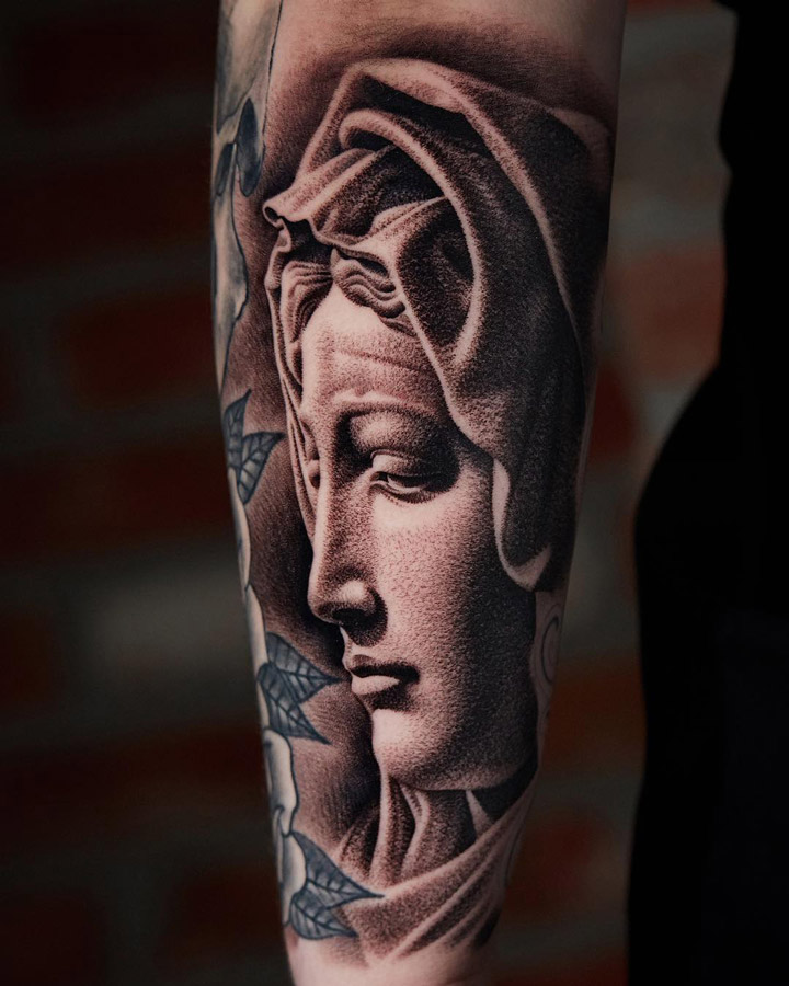 Classic Statue Tattoos By Kiljun Seoul Ink Tattoo