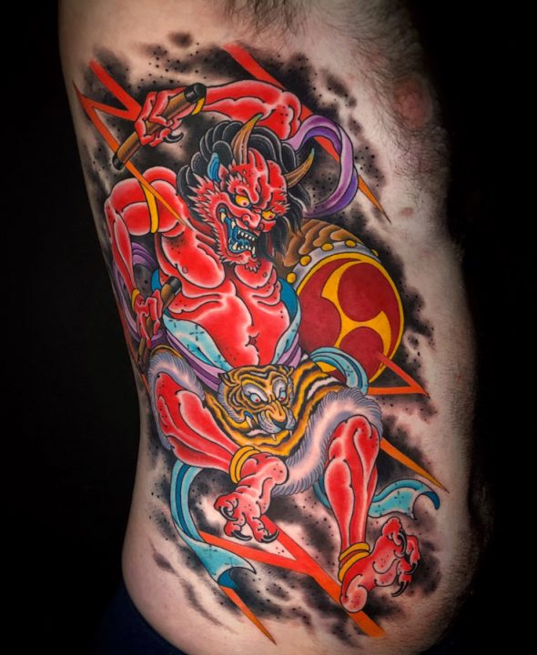 Dragons and Demons by JinQ | Seoul Ink Tattoo